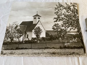 lot 105 image: Two Vintage Black & White Church Photographs (Norway)