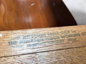 lot 265 image: Jefferson Kitchen Table With Four Chairs