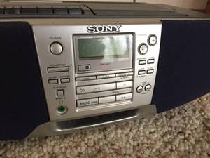 lot 275 image: Sony CD  Radio  Cassette Recorder