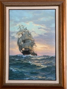 lot 246 image: Sailboat Framed Print