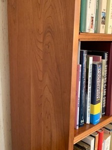 lot 242 image: Tall Wooden Bookshelf