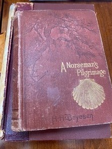 lot 259 image: Two Antique Books Nansen Frozen World and a Norsemans Pilgrimage