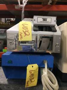 lot 17 image: TBS Shur Mark E22.01MWS Cassette Labeler With Dust Extractor - Great Working Condition