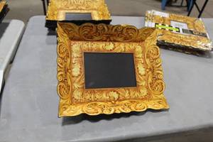 lot 40 image: Lot of (5) Classic Frames Faux Museum Pop-Up Art Frame 4x6 Image
