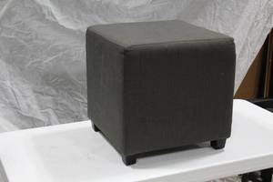 lot 64 image: Ottoman Grey 17Wx17Dx17H