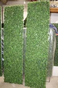 lot 61 image: Lot of (2) Foliage Panel Green 24Wx96H