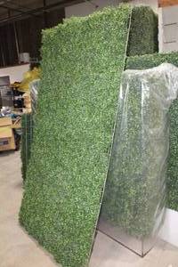 lot 157 image: Foliage Panel Green 48Wx90H