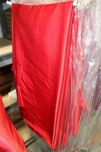lot 80 image: Lot of (10) Tablecloth Red 108D