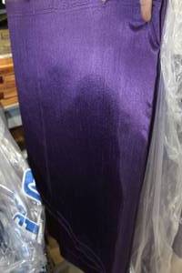 lot 87 image: Lot of (10) Tablecloth Dark Purple 108D