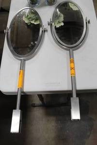 lot 180 image: Lot of (2) Table Mirror 8-12Dx16H with Stand 31-12H