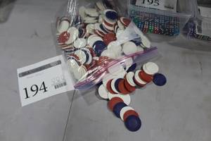 lot 194 image: Bag of Poker Chips