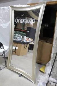 lot 205 image: Framed Mirror 44Wx80H
