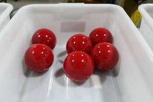 lot 240 image: Lot of (6) Ball Dcor Red  4-12D (in bin)