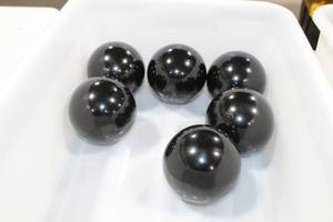 lot 244 image: Lot of (6) Ball Dcor Black  4-12D (in bin)