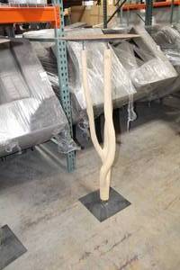 lot 257 image: Tree Branch Pedestal 21Dx52H