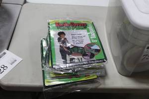 lot 328 image: Lot of (10) Kwik-Covers Banquet Fitted Table Cover ReusableDisposable Green 8L (in package)