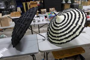 lot 337 image: Lot of (2) Decorative Umbrella