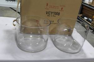 lot 364 image: Lot of (4) Glass Bowl Clear 10Dx8H (in box)