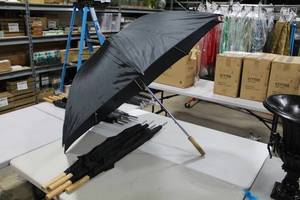 lot 370 image: Lot of (5) Umbrella Black 49Dx39H