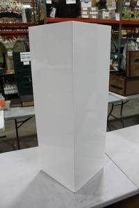 lot 386 image: Rectangle Column Display Pedestal White 13-12Lx13-12Wx39-12H