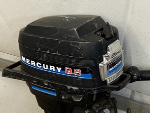 lot 2 image: Mercury 9.8HP Short Shaft Outboard Motor