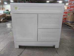Home Decorators Collection Sedgewood 36-12 in. W Bath Vanity in White PPLNKWHT36D