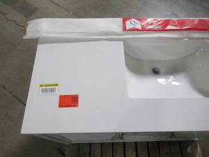 Home Decorators Collection Grace 48 in. W x 22 in. D Bath Vanity in Minty Latte with Cultured Marble Vanity Top in White with White Basin Grace 48ML
