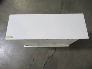 Home Decorators Collection Hampton Harbor 37 in. Triple Tilt-Out Hamper in White 2601330410