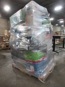 WHOLESALE MIXED PALLET OF MICELLANOUS TOTES AND PLASTICRUBBER STORAGE BINS