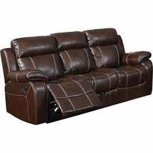 lot 33 image: Coaster Furniture Myleene Reclining Motion Sofa in Chestnut Brown, 603021 - BRAND NEW - NO RESERVE