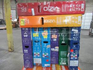 UNTOUCHED Wholesale Pallet of 40 43 & 50 Smart Ultra HD TVs - $ 3,819.86 RETAIL VALUE