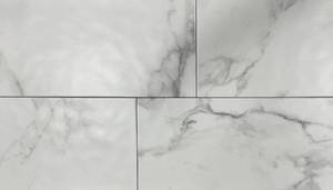 lot 143 image: 152 Sq Ft Sichenia Marmo-Pietra Calcutta 12 x 24 Italian Porcelain Tile