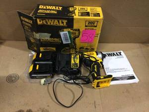 ATOMIC 20-Volt MAX Cordless Brushless Compact 14 in. Impact Driver, (2) 20-Volt 1.3Ah Batteries, Charger Customer Returns See Pictures&nbsp