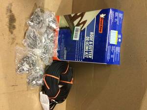 200 ft. Roof Cable Kit by Frost King Customer Returns See Pictures&nbsp