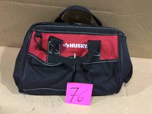 12 in. x 7 in. Polyester Tool Bag by Husky&nbsp in good condition&nbsp