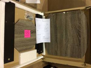 Furinno EndSideTable 11180GYWBK Customer Returns See Pictures&nbsp