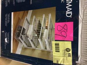 17 in. D x 21 in. W x 27 in. H ShelfTrack 4-Drawer Kit Steel Closet System in White by ClosetMaid Customer Returns See Pictures&nbsp