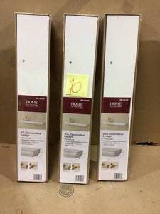 23 in. x 4 in. Floating White Decorative Ledge Customer Returns See Pictures&nbsp
