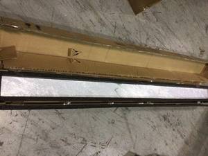 Fremont 72 in. Marbled Backsplash in Grey Customer Returns See Pictures&nbsp