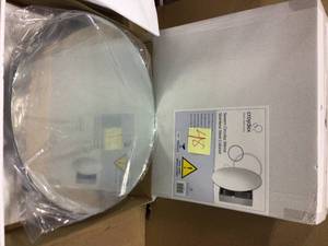 Croydex Severn Circular Door Bathroom Mirror Cabinet Stainless Steel Customer Returns See Pictures&nbsp
