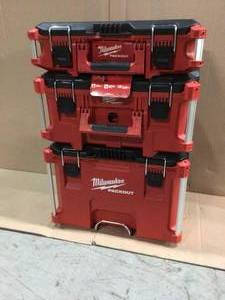 Milwaukee PACKOUT 22 in. Modular Tool Box Storage System not used see pictures