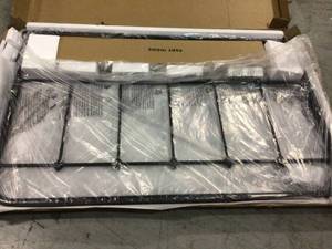 Black Metal Queen Bed Frame not used see pictures