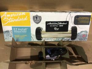 lot 13 image: EZ Install 9 in. x 3 in. 1500-Watt Whirlpool Heater Customer Returns See Pictures 