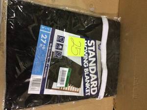 lot 25 image: 54 in. L x 72 in. W Standard Moving Blanket by Pratt Retail Specialties Customer Returns See Pictures 