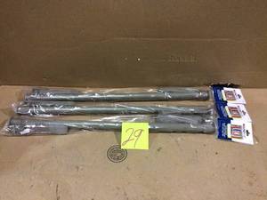 lot 29 image: 21 in. Double Hang Closet Rod in Nickel by ClosetMaid Customer Returns See Pictures 