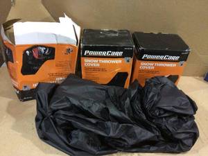 lot 49 image: Snow Thrower Cover Customer Returns See Pictures 