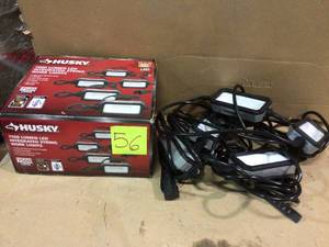 lot 56 image: 7500-Lumen LED String Light by Husky Customer Returns See Pictures 