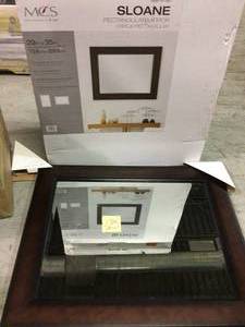 lot 65 image: SLOANE RECTANGULAR MIRROR 29 IN X 35 INCustomer Returns See Pictures Customer Returns See Pictures 