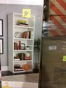 lot 91 image: Decorative Wooden Shelf White see pictures