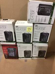 lot 99 image: Lot of assorted Heaters customer returns various conditions see pictures